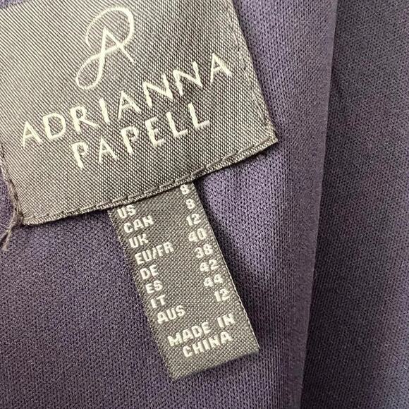 Stunning Adrianna Papell long sequined gown SIZE 8 - NEW TASTFUL FLASH & SEQUINS - Picture 7 of 8